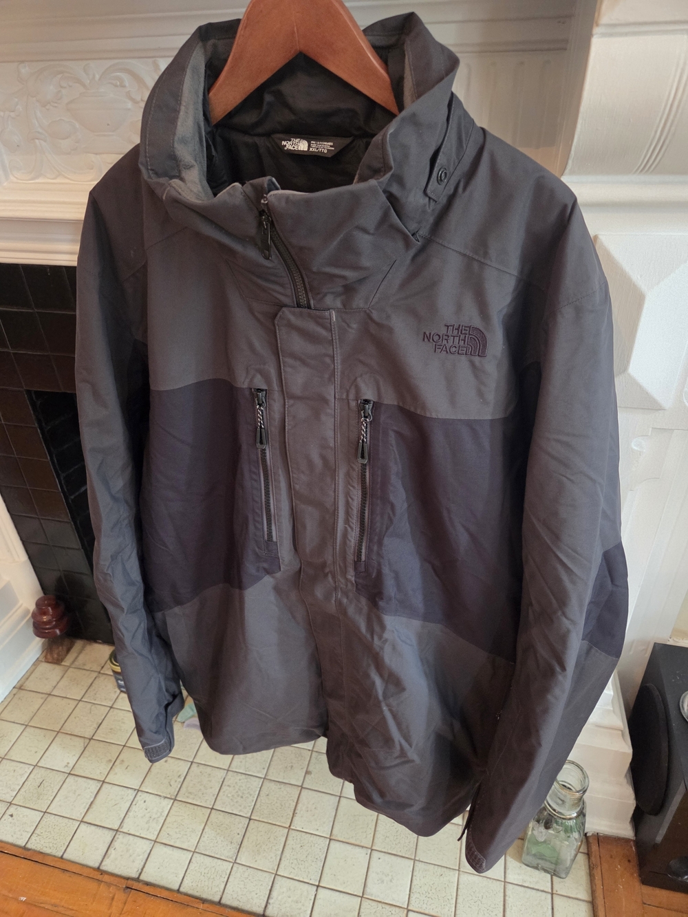 The North Face Carto Triclimate Dryvent 3 in 1 parka - XXL Ashpalt / BLK